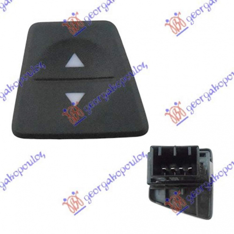 Buton Geamuri - Fiat Panda 2003 , 735360837