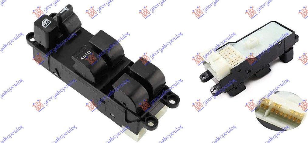 Buton Geamuri - Nissan P/U (D22) 2 Usi-4usi 1998 , 25401-3s400
