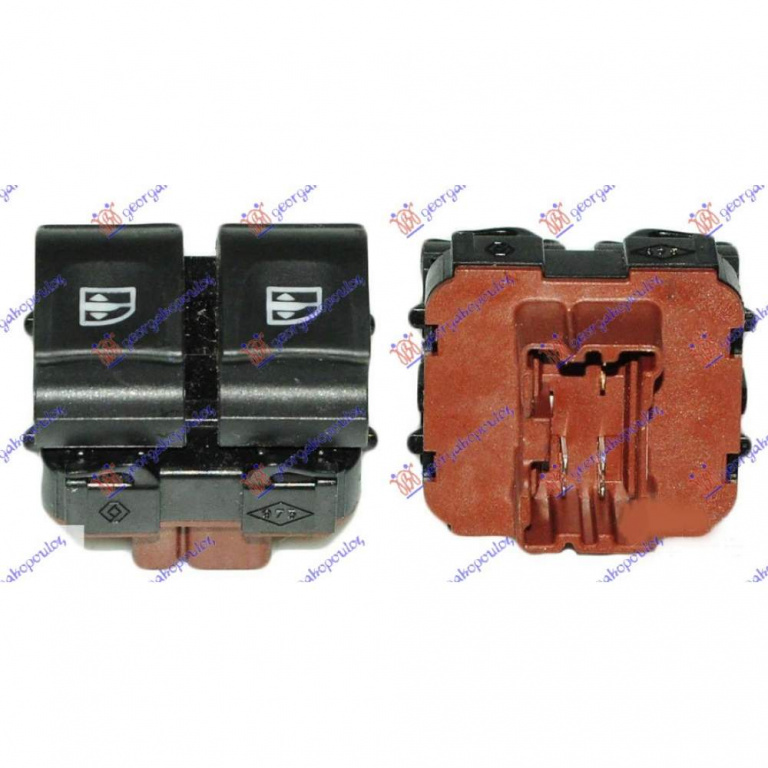 Buton Geamuri - Renault Kangoo 2008 , 254111342r