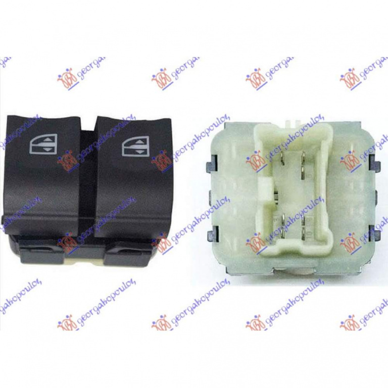 Buton Geamuri - Renault Twingo 2014 , 254110431r