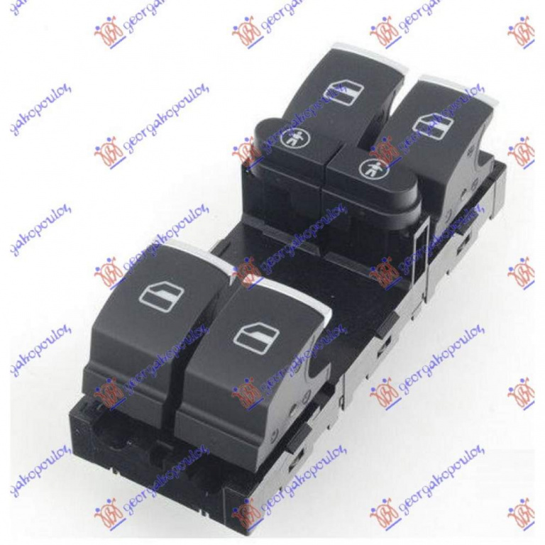 Buton Geamuri - Seat Alhambra 2010 , 7p6959857