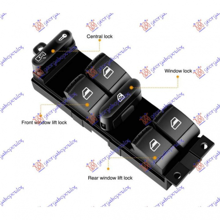 Buton Geamuri - Seat Leon 1999 , 1j4959857d