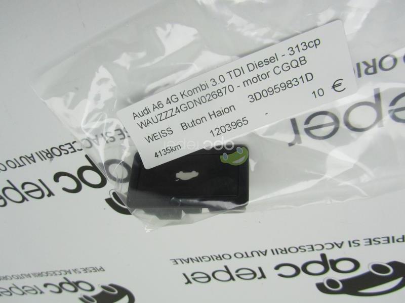 Buton Haion electric Audi / Vw Original cod 3D0959831D