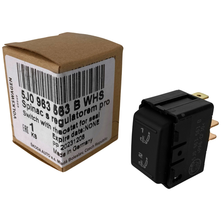 Buton Incalzire Scaun Oe Skoda Fabia 2 2006-2014 5J0963563BWHS