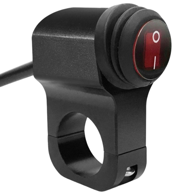 Buton Intrerupator Switch On-Off Waterproof Cu Montaj Pe Ghidon Pentru Pornirea / Oprirea Proiectoarelor Led Moto / Atv BTAC-S106 192087