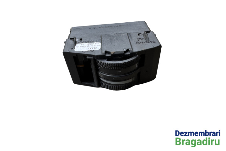 Buton reglaj faruri si intensitate lumini bord Cod: 4B0919094B 4B0919094B Audi A6 4B/C5 [facelift] [2001 - 2004] Sedan 2.5 TDI multitronic (163 hp) Cod motor BDG, Cod cutie GJT