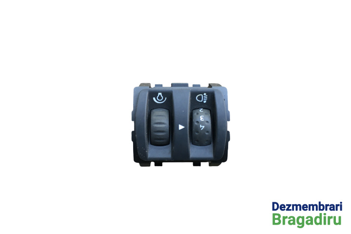 Buton reglaj faruri si intensitate lumini bord 8200121805B Renault Megane 2 [facelift] [2006 - 2012] Sedan 1.5 dCi MT (82 hp)