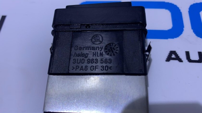Buton Reglaj Incalzire Scaun / Bancheta Skoda Superb 1 2002 - 2008 Cod Piesa : 3U0963563 / 3U0 963 563