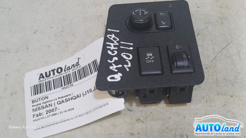 Buton Reglaj Oglinzi cu Rabatare Nissan QASHQAI J10,JJ10 2007