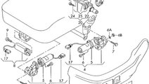Buton reglaj scaun (lombar) Audi A6 4B 2002 2003 S...