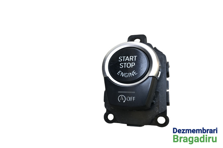 Buton Start Stop Cod: 9263437-01 9263437-01 BMW Seria 5 F11 [2009 - 2013] Touring wagon 520 d Steptronic (184 hp) Cod motor: N47T, Cod culoare: B90, Pachet M