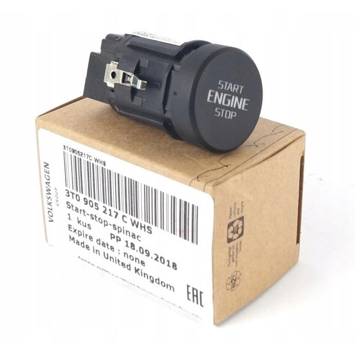 Buton Start-Stop Oe Skoda Superb 2 2008-2015 6V0905217WHS