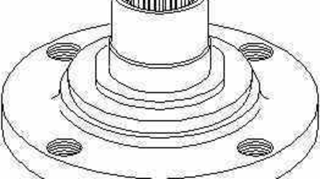 Butuc roata AUDI 80 89 89Q 8A B3 TOPRAN 104 316