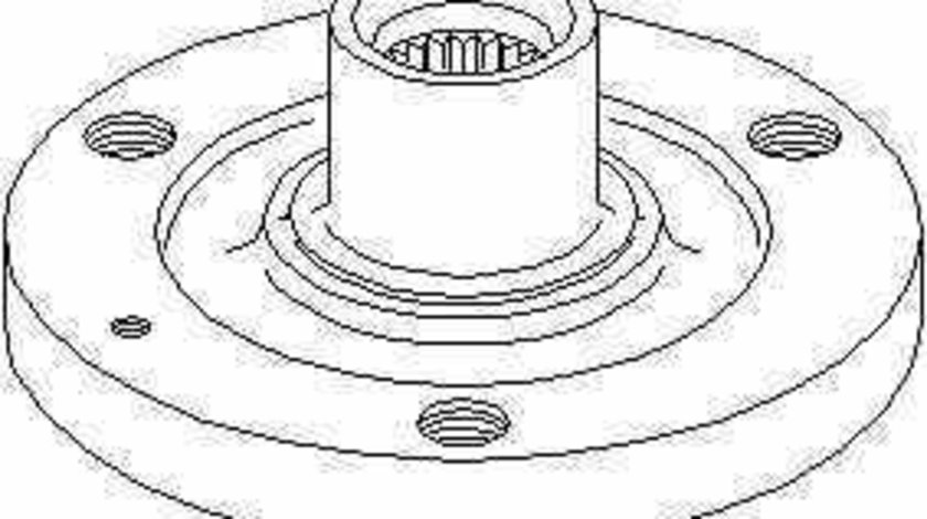 Butuc roata CITROËN AX ZA- TOPRAN 720 384