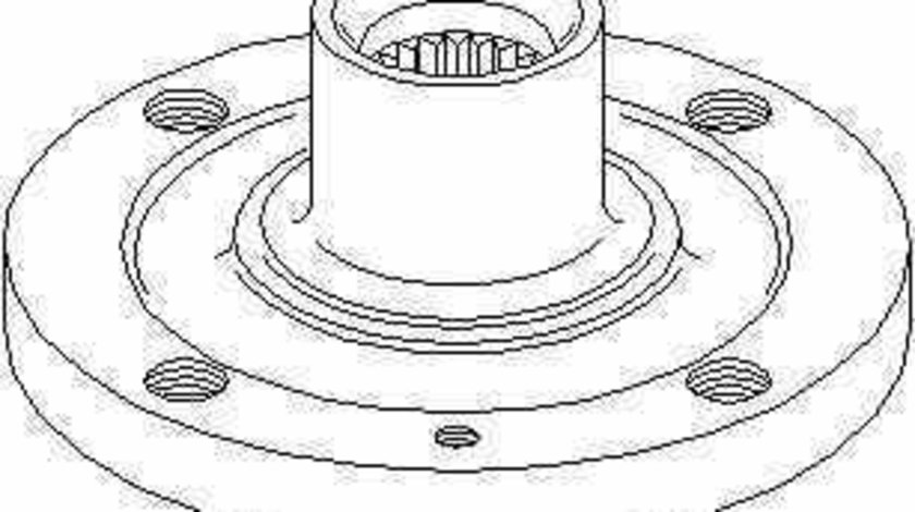 Butuc roata CITROËN C3 II TOPRAN 720 200