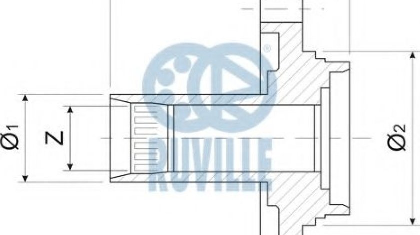 Butuc roata FIAT DUCATO caroserie (230L) (1994 - 2002) RUVILLE 485803 - produs NOU