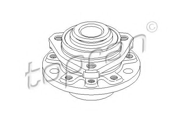 Butuc roata OPEL ASTRA G Cabriolet (F67) (2001 - 2005) TOPRAN 205 768 piesa NOUA