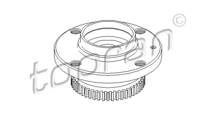 Butuc roata PEUGEOT 306 Break 7E N3 N5 Producator TOPRAN 722 250