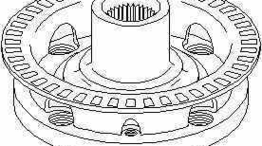 Butuc roata VW PASSAT 3A2 35I TOPRAN 103 477