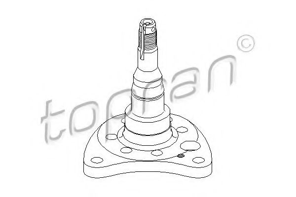 Butuc roata VW POLO Variant (6KV5) (1997 - 2001) TOPRAN 102 820 piesa NOUA