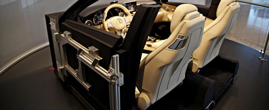 Cabina viitorului C-Class Cabrio, expusa la muzeul Mercedes din Stuttgart