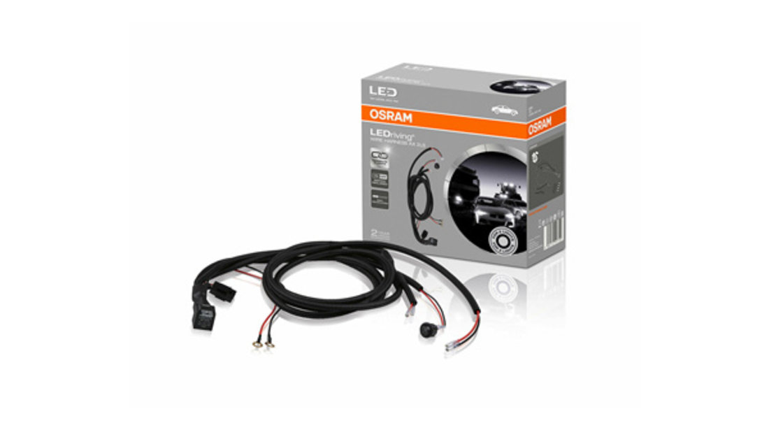 CABLAJ INSTALARE 2 PROIECTOARE LED CU COMUTATOR ON / OFF - WIRE HARNESS AX 2LS OSRAM LEDDL ACC 102 OSRAM