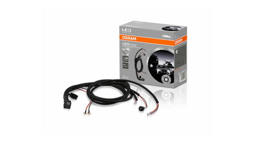 CABLAJ INSTALARE 2 PROIECTOARE LED CU COMUTATOR ON / OFF - WIRE HARNESS AX 2LS OSRAM LEDDL ACC 102 OSRAM