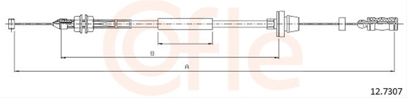 Cablu Acceleratie Cofle Fiat 12.7307