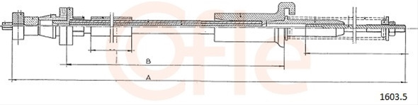 Cablu Acceleratie Cofle Fiat 1603.5