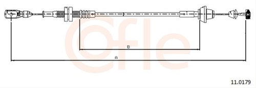 Cablu Acceleratie Cofle Ford 11.0179