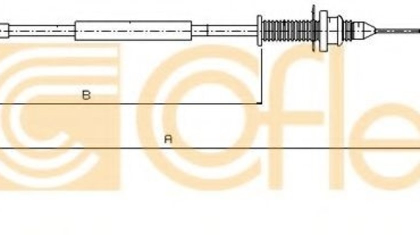 Cablu acceleratie DACIA LOGAN EXPRESS (FS) (2009 - 2016) COFLE 10.0390 piesa NOUA