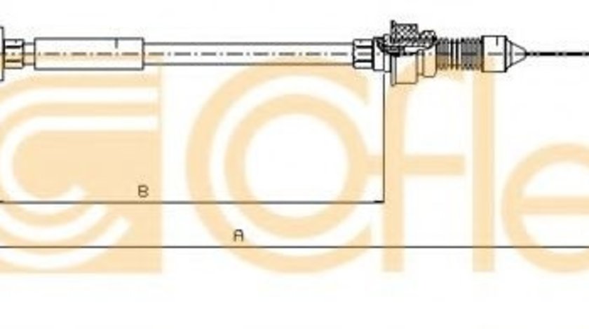 Cablu acceleratie FIAT DUCATO bus (230) (1994 - 2002) COFLE 1173.7 piesa NOUA