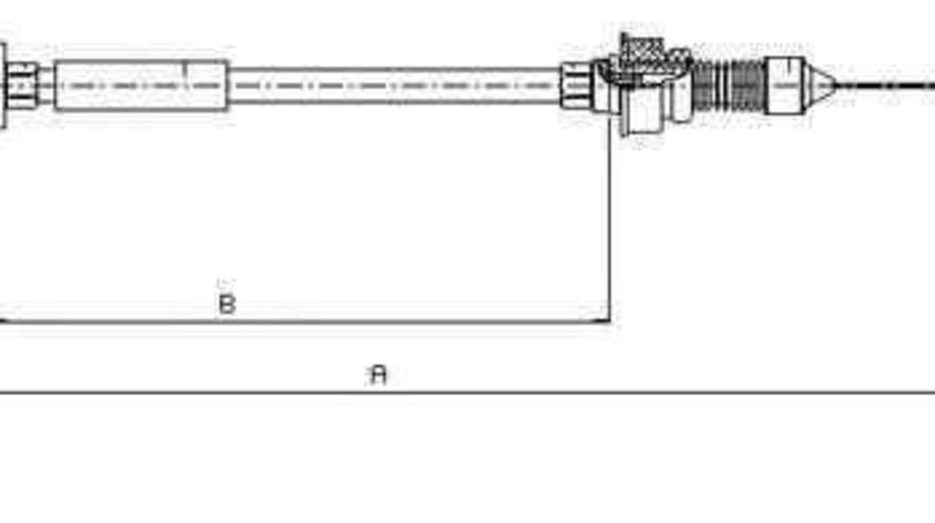 Cablu acceleratie FIAT DUCATO caroserie (230L) LINEX LIN142129