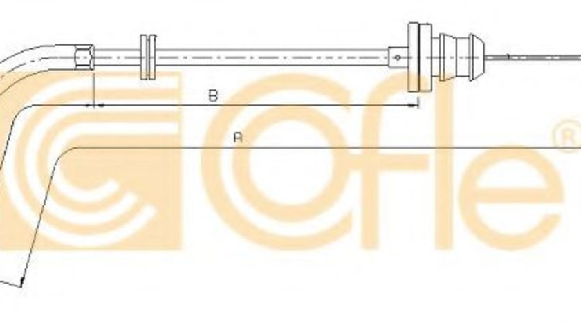 Cablu acceleratie FIAT PUNTO (188) (1999 - 2016) COFLE 413.25 piesa NOUA