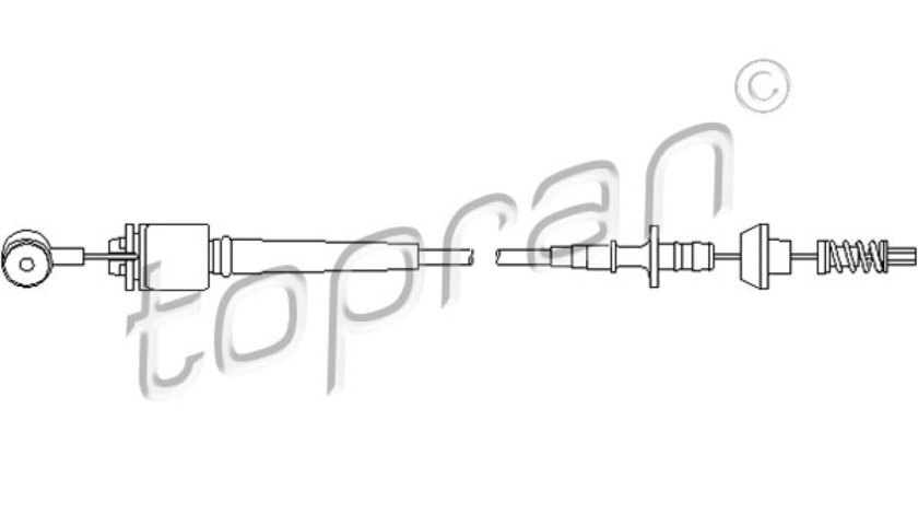 Cablu acceleratie FORD FOCUS DAW DBW Producator TOPRAN 302 775
