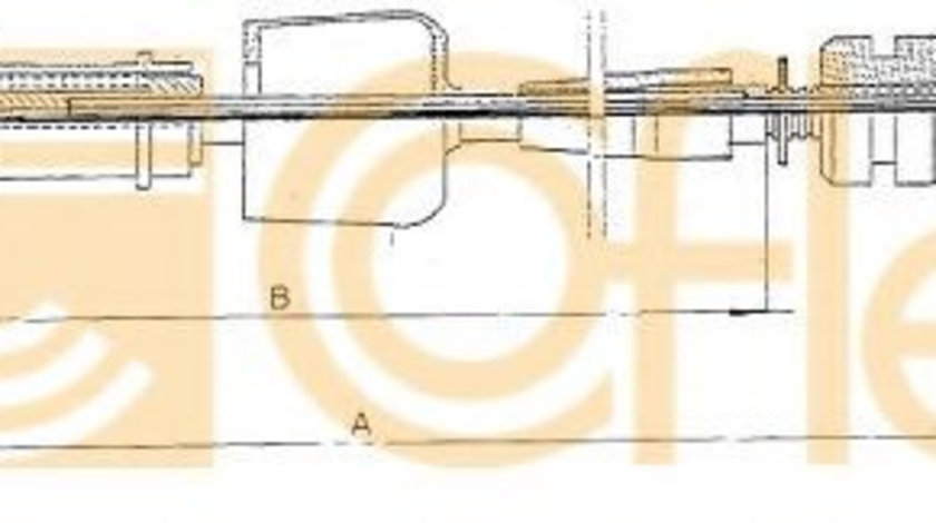 Cablu acceleratie OPEL ASTRA F Combi (51, 52) (1991 - 1998) COFLE 11.1244 piesa NOUA