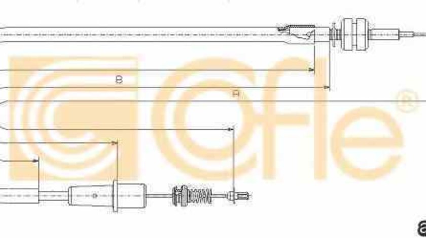 Cablu acceleratie OPEL VECTRA B hatchback 38 ADRIAUTO AD330355