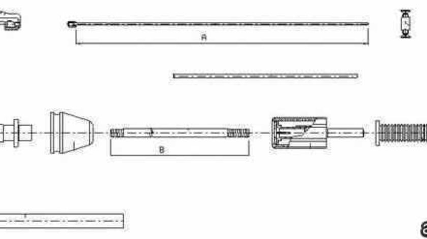 Cablu acceleratie RENAULT CLIO I (B/C57_, 5/357_) LINEX LIN352036