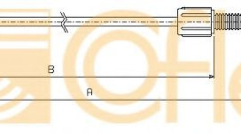 Cablu acceleratie RENAULT CLIO II (BB0/1/2, CB0/1/2) (1998 - 2005) COFLE 11.0271 piesa NOUA