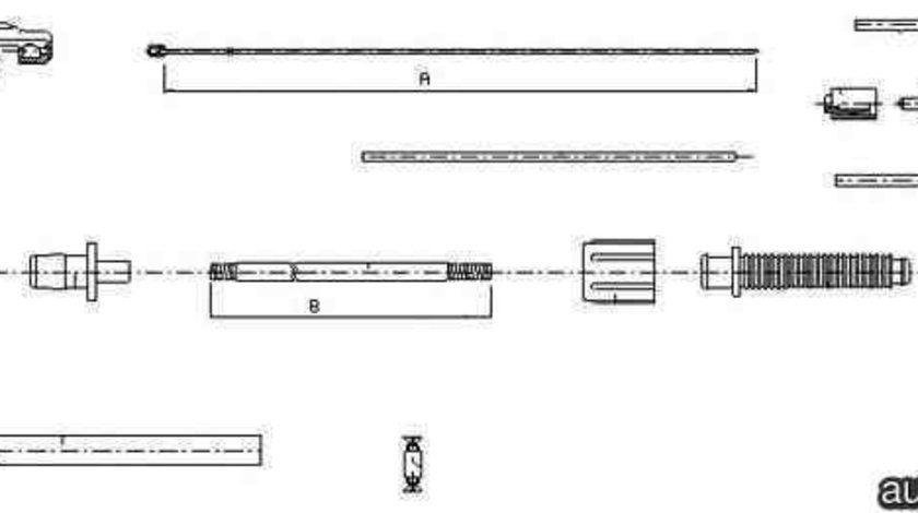 Cablu acceleratie RENAULT KANGOO Express (FC0/1_) LINEX LIN352041