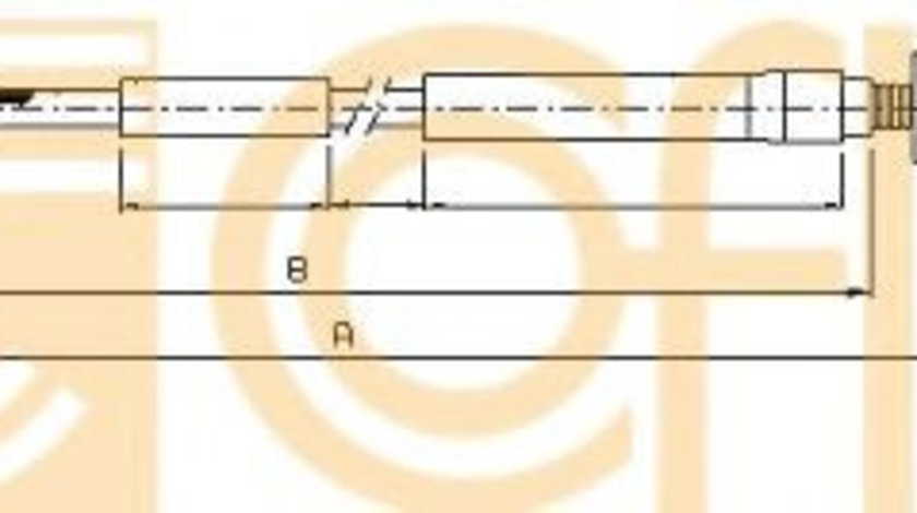 Cablu acceleratie SKODA OCTAVIA I Combi (1U5) (1998 - 2010) COFLE 10.0868 piesa NOUA
