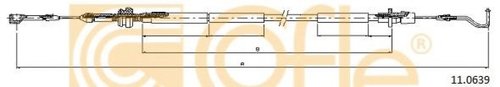 Cablu acceleratie VW TRANSPORTER IV caroserie (70XA) (1990 - 2003) COFLE 11.0639 piesa NOUA