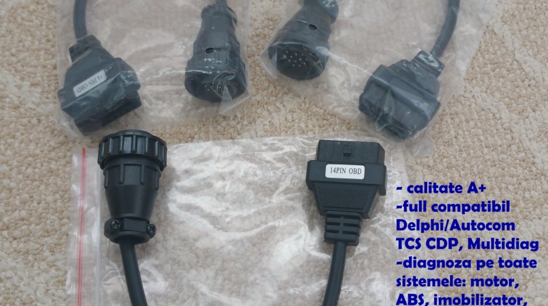 Cablu adaptor 14 Pin pentru VW LT , MB Mercedes Benz Sprinter full diagnoza A++