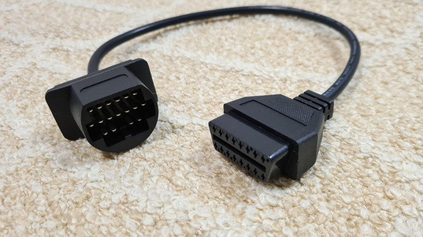 Cablu adaptor 17 Pin la 16 Pin OBD2 pentru Mazda / Ford Ranger