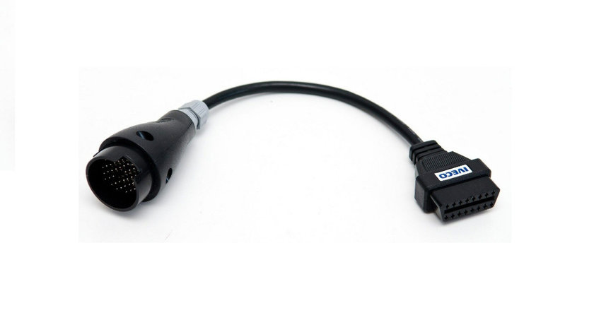Cablu adaptor Iveco Daily 38 pin la OBD2 pt. diagnoza AUTOCOM, DELPHI, Wurth