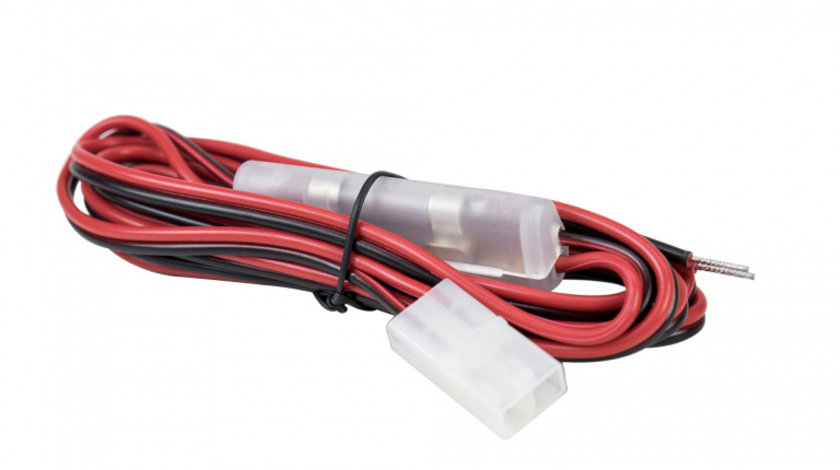 Cablu alimentare PNI cu siguranta 3A si conector pentru statii radio CB PNI HP 8000L, 8001L, 8024, 9001 PRO, 9700, lungime 2 metri PNI-CA-2P