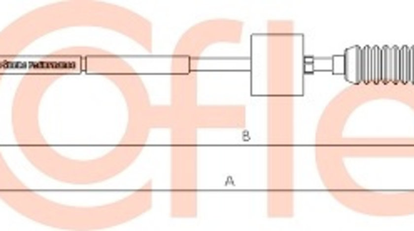 Cablu ambreiaj (112154 COFLE) Citroen