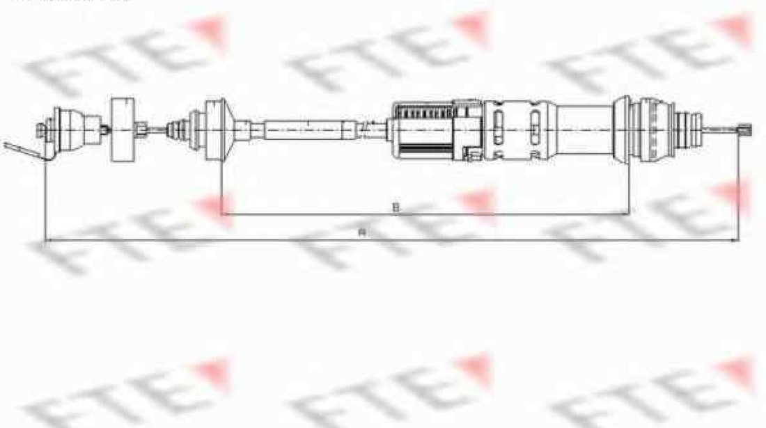 Cablu ambreiaj CITROËN BERLINGO MF FTE FKS05017