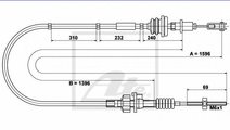 Cablu ambreiaj CITROEN C1 (PM, PN) (2005 - 2016) A...