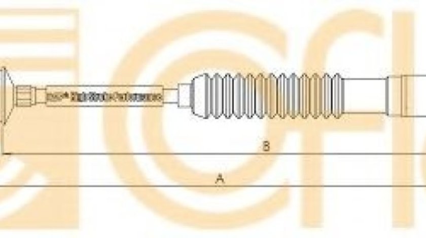 Cablu ambreiaj CITROEN XSARA (N1) (1997 - 2005) COFLE 11.2282 piesa NOUA
